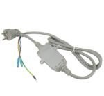 Кабель електричний з ПЗВ 10А 1,5м для водонагрівачів сірий - Зображення 2