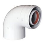 Коаксиальный отвод 90°, 60/100 Bosch AZ 393