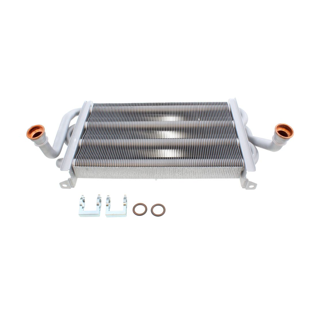 Головний теплообмінник на газовий котел Ariston Microgenus Plus 24 MFFI 61011136 Головний теплообмінник на газовий котел Ariston Microgenus Plus 24 MFFI 61011136