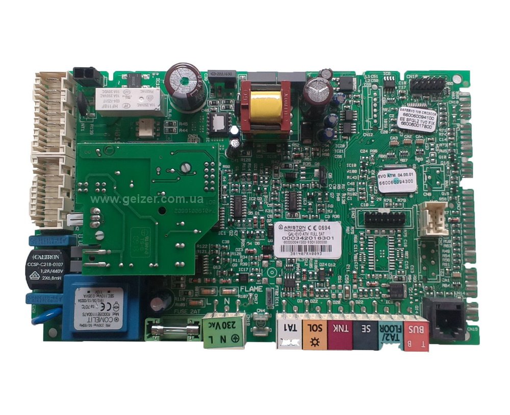 Основна плата керування для газових котлів Ariston Clas Evo, Genus Evo – 60001897, 60001897-1 Основна плата керування для газових котлів Ariston Clas Evo, Genus Evo – 60001897, 60001897-1