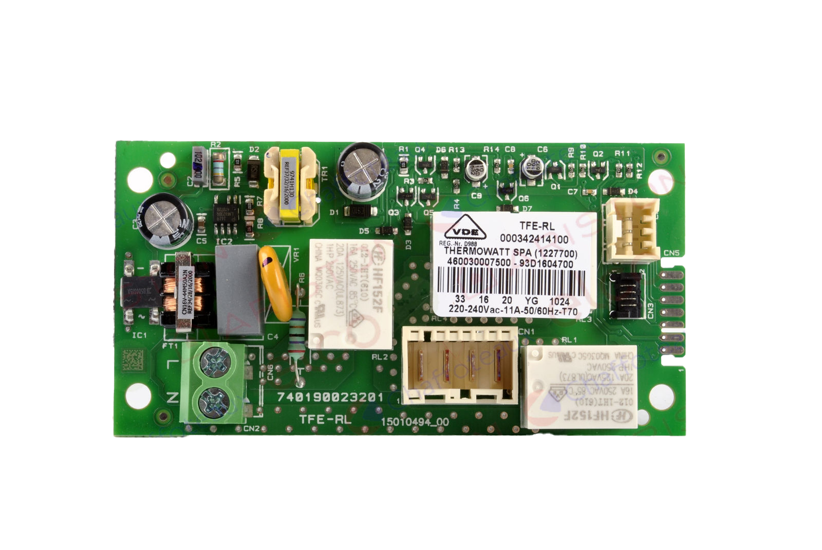 e8f5e6bb0d773d416355cfc2e6999e04 Основна плата для бойлера Ariston Velis Evo PW – 65116249 - Зображення 1