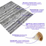 Декоративна 3D панель самоклейка 700х700х4мм Зебра дерево (081) SW-00000019 - Зображення 2