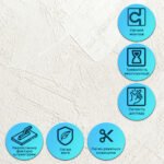 Самоклеюча гнучка штукатурка 600х600х2,5мм Біла SW-00002989 - Зображення 5