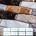 Декоративна ПВХ плитка на самоклейці 300х300х5мм Квадрат, ціна за 1 шт. (СПП-605) SW-00000672 - Зображення 4