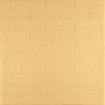 Панель стінова 3D 700х770х2мм Жовто-пісочний SW-00001909