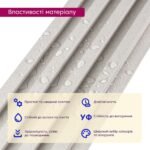 Рейка декоративна WPC стінова 3000х165х23мм Світло-сірий SW-00001860 - Зображення 4