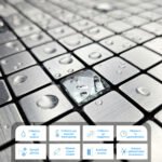 Самоклеюча алюмінієва плитка 300х300х3мм Срібна мозаїка зі стразами SW-00001824 (D) - Зображення 4