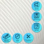 Самоклеюча гнучка штукатурка в рулоні 600х3000х2,5мм Біло-молочна SW-00002995 - Зображення 5