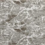 Декоративна 3D панель самоклейка 700х770х5мм Чорний мармур (цегла) (061-5) SW-00000036