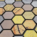 Самоклеюча алюмінієва плитка 300х300х3мм Луска SW-00001931 - Зображення 5