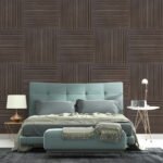 Покриття вінілове самоклеюче 3D рейки 600х600х2,8мм Димчастий каштан SW-00002195 - Зображення 6