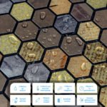 Самоклеюча алюмінієва плитка 300х300х3мм Луска SW-00001931 - Зображення 4