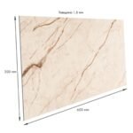 Самоклеюча вінілова плитка 600х300х1,5мм Благородний мармур, ціна за 1 шт. (СВП-101) Глянець SW-00000291 - Зображення 2