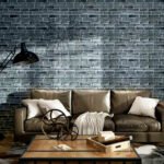 Декоративна 3D панель самоклейка 700х770х5мм Цегла сіра Катеринославська (042) SW-00000039 - Зображення 5