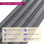 Рейка декоративна WPC стінова 3000х165х23мм Вугілля SW-00001534 - Зображення 3