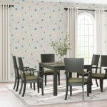 Панель стінова 3D 700х700х4мм Блакитні квіти SW-00001977 - Зображення 5