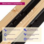 Рейка декоративна PS 2900х117х20мм Сосна з графітом SW-00002146 - Зображення 4