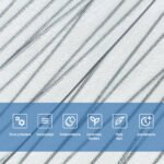 Самоклеюча 3D панель 700х700х5мм Срібні стрічки (441) SW-00001185 - Зображення 4