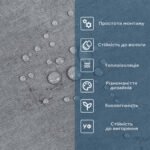 СВП-110 Самоклеюча вінілова плитка 600х300х1,5мм МАТ ціна за 1 шт. SW-00003251 - Зображення 4