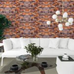 Самоклеюча 3D панель пісковик катеринославська цегла 3080x700x3мм SW-00001763 - Зображення 6