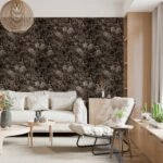 Декоративна ПВХ плита 1,22м х 2,44м х 3мм Темно-сірий мармур SW-00001407 - Зображення 8