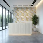 Декоративна ПВХ панель 960х480х4мм Біло-бежева клінкерна цегла SW-00001430 - Зображення 8