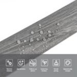 Плінтус вініловий самоклеючий 5000х100х2мм Матовий (D) SW-00002123 - Зображення 4