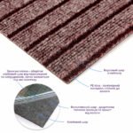 Самоклеюча плитка під ковролін моко 600х600х4,5мм SW-00002489 - Зображення 2