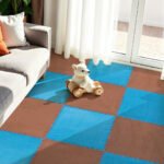 Підлога-пазл плюшевий 60х60х1см Коричневий (D) SW-00002083 - Зображення 8