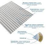 Панель-рейка 680х670х5мм Біло-срібний SW-00002531 - Зображення 2