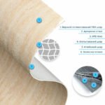 Самоклеюча гнучка штукатурка в рулоні 600х3000х2,5мм Пісочний SW-00002994 - Зображення 2