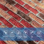 Самоклеюча декоративна 3D панель 700х770х3мм Катиринославська цегла (047-3) SW-00000695 - Зображення 4