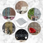 Самоклеюча алюмінієва плитка 300х300х3мм Біла мозайка SW-00001775 - Зображення 5