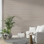 Покриття вінілове самоклеюче 3D рейки Кедр Срібний 600х2900х3мм SW-00002902 - Зображення 6