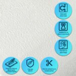 Самоклеюча гнучка штукатурка в рулоні 600х3000х2,5мм Сіра SW-00002992 - Зображення 5