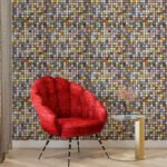 Самоклеюча алюмінієва плитка 300х300х3мм Кольоровий квадратик SW-00001925 - Зображення 7