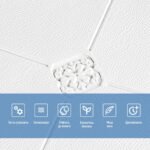 Самоклеюча декоративна настінно-стельова 3D панель 700x700x4.5мм Плитка (164) SW-00000181 - Зображення 4