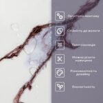 Самоклеюча стінова PET плитка у рулоні 600х3000х2мм SW-00002978 - Зображення 4