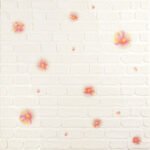 Панель стінова 3D 700х700х4мм Рожеві квіти SW-00001978