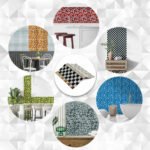 Мозаїка з декоративного скла 298х298х4,5мм Сірий+оранж SW-00002361 - Зображення 6