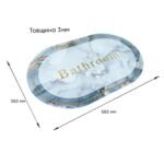 Вологопоглинаючий килимок 380х580х3мм "Ванна кімната" мармур (D) SW-00001569 - Зображення 3