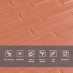 3D панель самоклеюча кладка 700x770x5мм Пудра SW-00001715 - Зображення 4