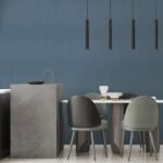 Самоклеюча вініловая плитка в рулоні 600х3000х2мм Сіро-синє полотно Мат SW-00002035 - Зображення 6