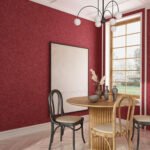 Лляні теплі шпалери на самоклейці 2800х650х2мм Бардо меланж (D) SW-00001492 - Зображення 7