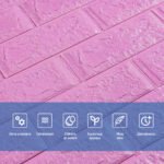 3D панель самоклеюча 700х770х3мм цегла Пурпурна (014-3) SW-00000863 - Зображення 4