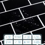 Самоклеюча поліуретанова плитка чорна цегла 305х305х1мм (D) SW-00001186 - Зображення 4