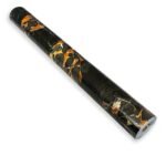 Самоклеюча плівка 0,45х10м х 0,07мм Чорний мармур з жовтим SW-00001282 - Зображення 3