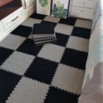 Підлога-пазл плюшевий 30х30х1см Чорний (D) SW-00002078 - Зображення 8