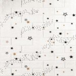 Декоративна 3D панель самоклейка 700х770х3мм Зірки (цегла) (021-3) SW-00000693