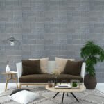 Самоклеюча декоративна 3D панель Камінь срібло 700х700х6мм (153) SW-00000187 - Зображення 5